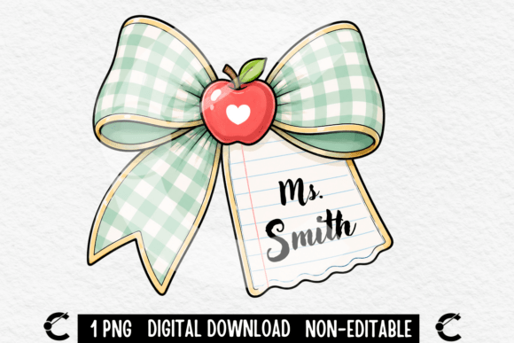 Custom Teacher Name Coquette Bow: A Trendy Solution for Personalized Gifts