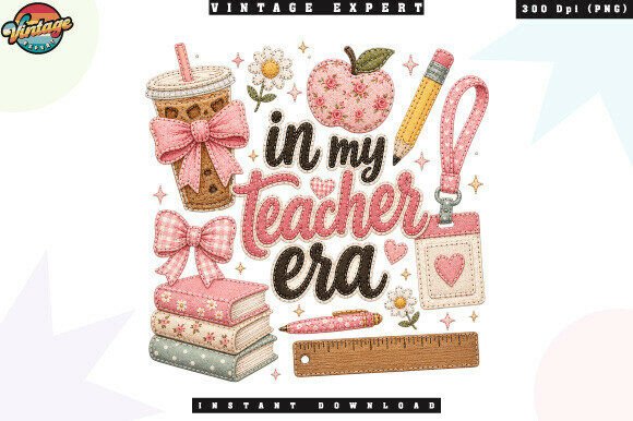 In My Teacher Era Patchwork PNG: A Design Revolution for Educational Creatives