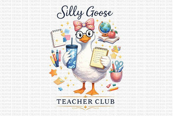 Silly Goose Teacher Club PNG: A Strategic Asset for Educator Branding and Product Design