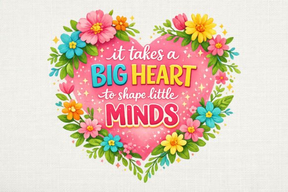 Unleash Creativity with the Whimsical Teacher Heart Quote PNG: A Guide for Educators and Designers